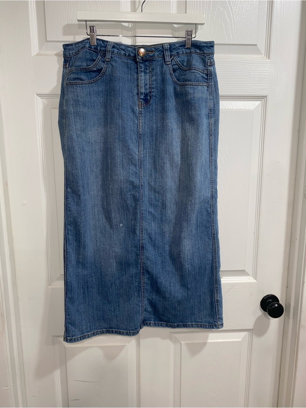 Straight Leg Women Jeans in Blue Denim